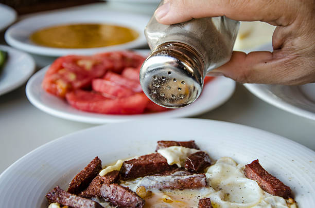 Turkish breakfast on the table.