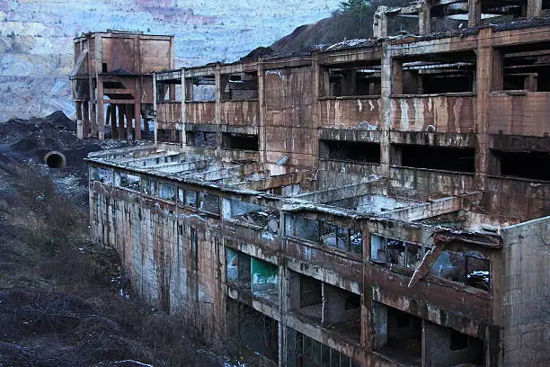 Photo of Old destroyed ironworks near Sarajevo , Bosnia and Herzegovina