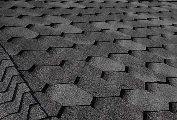 istock Close up fragment of tiled roof. Selective focus 515373892