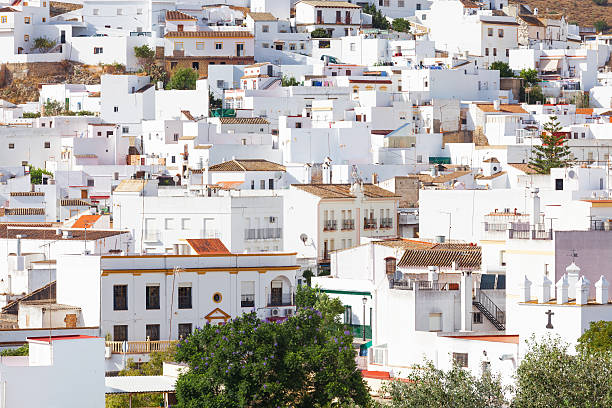 istock Arcos de la Frontera, tipycal Andalusian white town 515373896