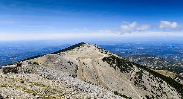 view from Mont Ventoux  mountain in France