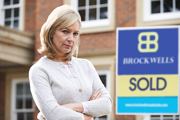 istock Mature Woman Forced To Sell Home Through Financial Problems 515375100