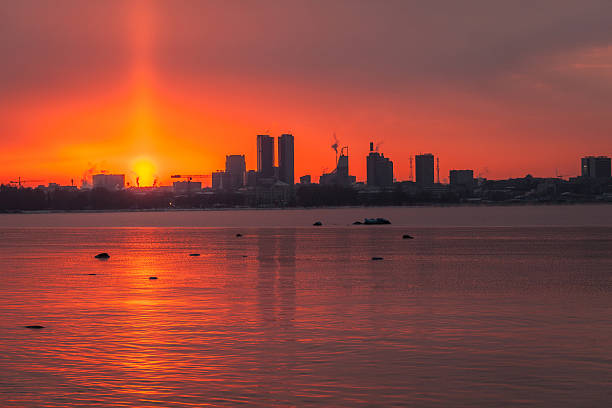 istock Tallinn city center view in sunset lighting 515375378