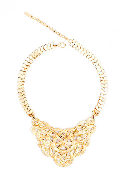 istock gold necklace isolated on white 515378670