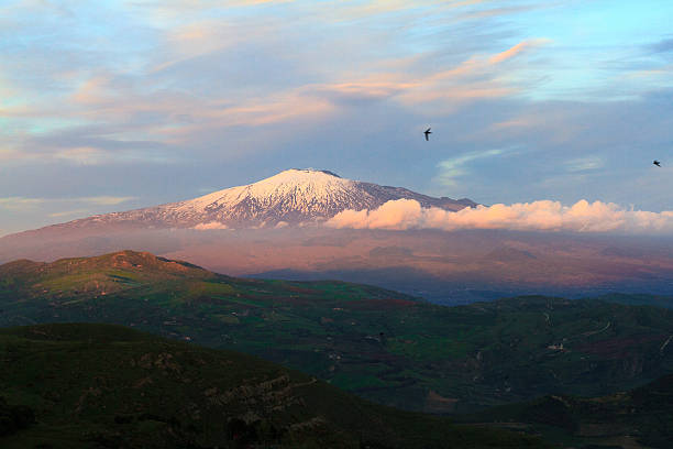 istock Mount Etna at Golden Hour, Sicily, Italy 515396133