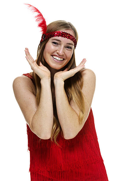 istock Cheerful woman being cute looking at camera 515400749