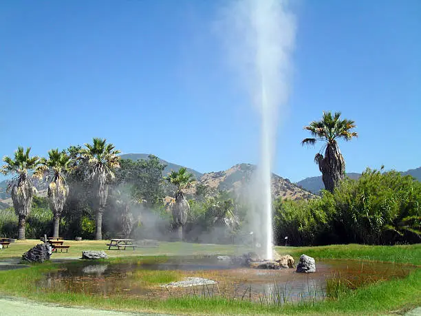 Photo of geyser in napa