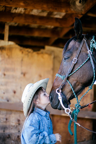 istock Kissing a horse 515401131