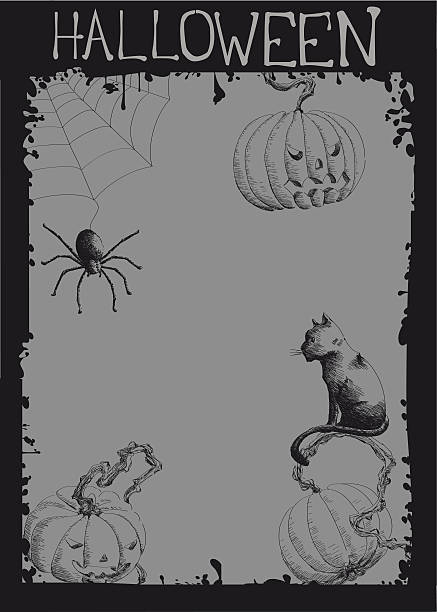 D'Halloween invitation - Illustration vectorielle