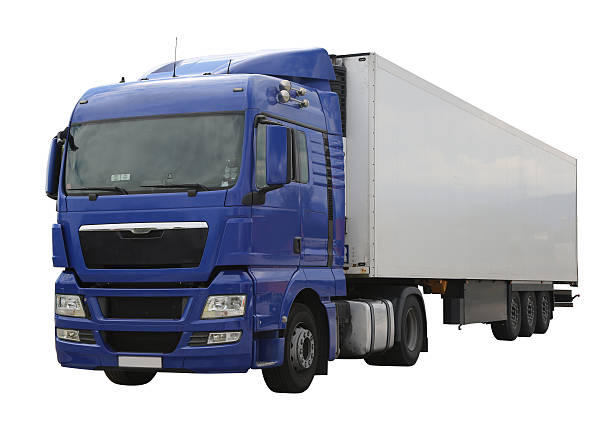 istock Commercial Big Blue Land Vehicle (clipping path) 515403869