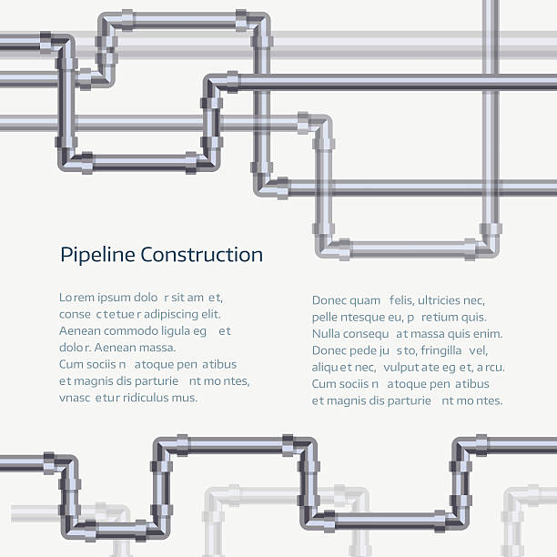 추상적임 수직타입 배경에 더해진 평편 디자인됨 관로 - vacuum tube stock illustrations