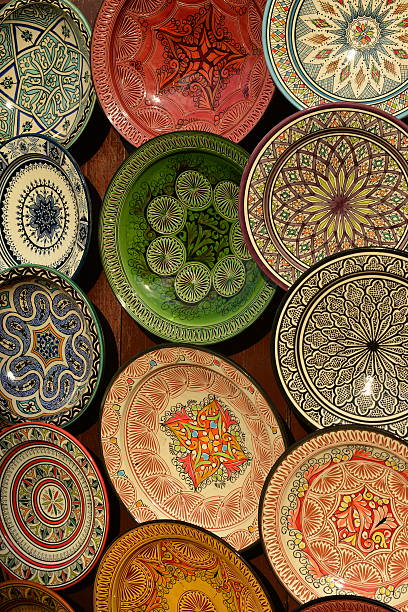 istock Pottery plates, Marrakech, Morocco, Africa. 515434946