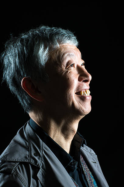 istock Profile of a middle aged Japanese man looking happy 515441618