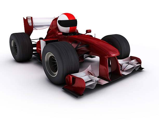 istock Morph man with open wheeled racing car 515442458
