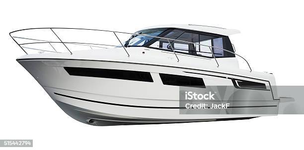 Motorboot Stockfoto und mehr Bilder von Wasserfahrzeug - Wasserfahrzeug, Freisteller – Neutraler Hintergrund, Weißer Hintergrund