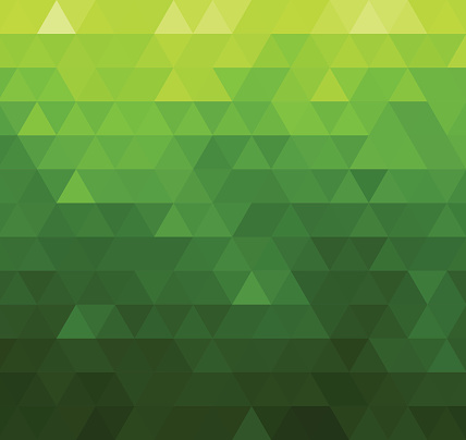 Abstract vector template design with colorful geometric triangular background for brochure, web sites,  leaflet, flyer.  Green triangle