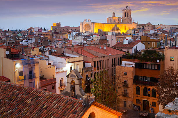 istock Tarragona with Cathedral in evening time. Spain 515443256