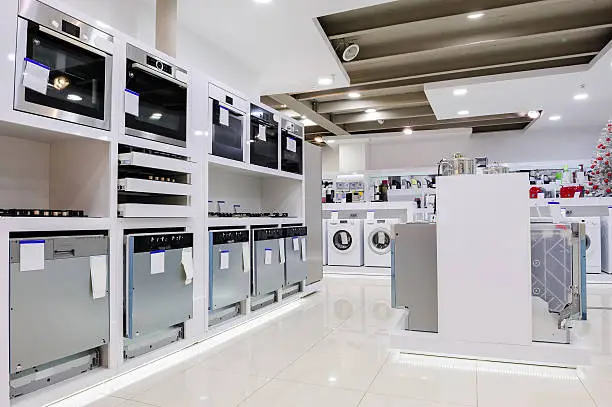 Photo of Home appliance in the store