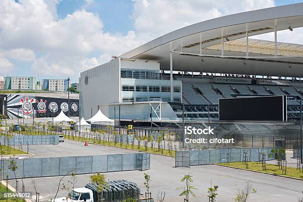 Stadium Of Sport Club Corinthians Paulista In Sao Paulo Brazil Stock Photo - Download Image Now