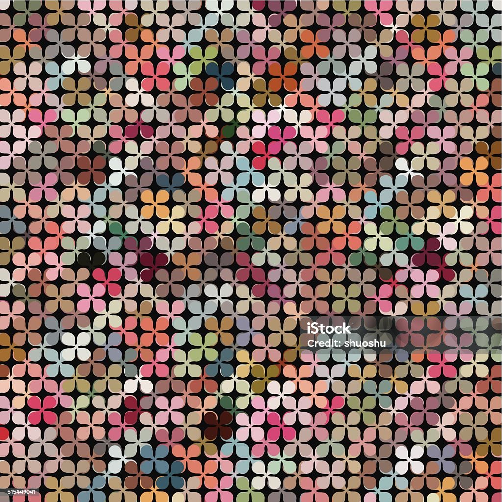 polka dot patrón abstracto colorido fondo - arte vectorial de Abstracto libre de derechos