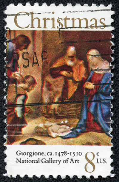 istock United States Postage Stamp,Christmas 515449655