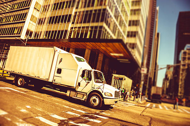 istock Truck in New York streets 515450295