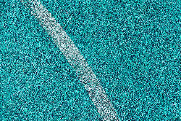 istock blue tartan track rubber and white line 515451123