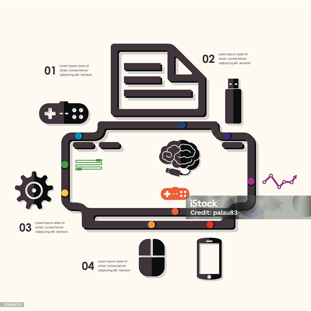 Technology Explainer Inforgraphics Technology Infographic Stock Illustration - Download Image Now ...
