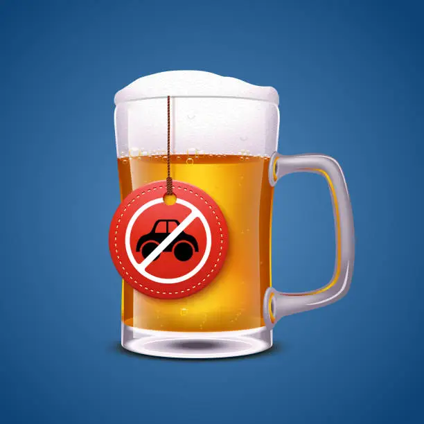 Vector illustration of picture of beer