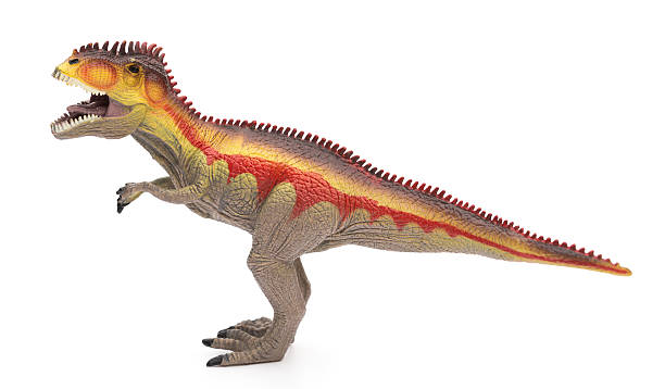 istock Giganotosaurus toy side view on a white background 515471374
