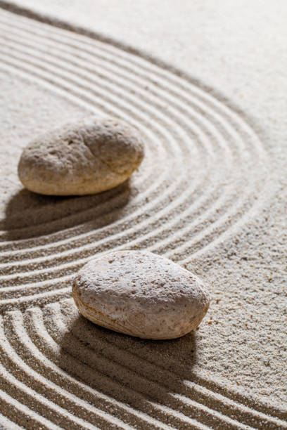 istock stones set on sinuous lines for concept of separation 515471482