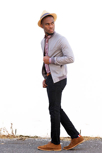istock Handsome young african american man in a jacket 515473224