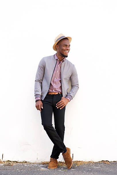 istock Smiling young african fashion model 515474394