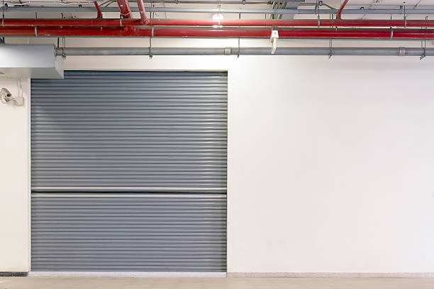 istock the shutter gate of the factory 515477742