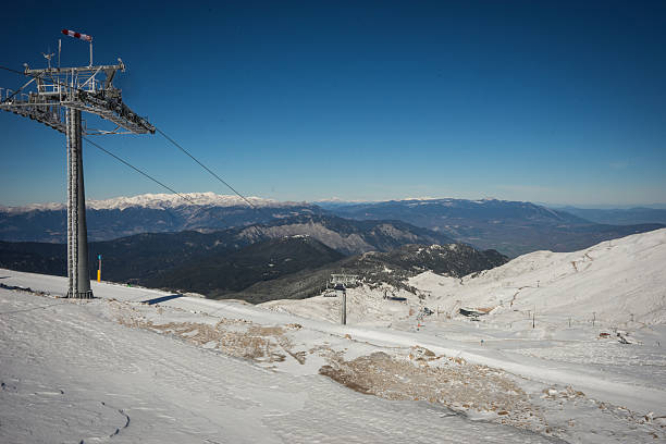 istock Sunny snowy weather on Mount Parnassos, central Greece 515478126