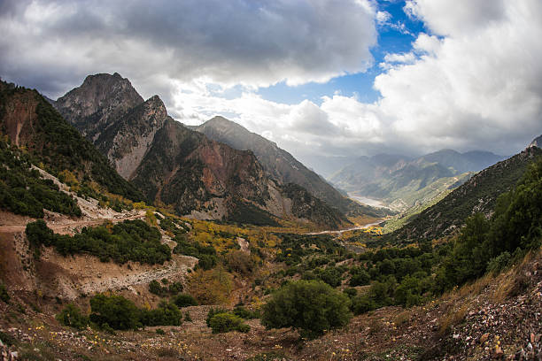 istock Mountain autumn landscape in the sunlight 515479228