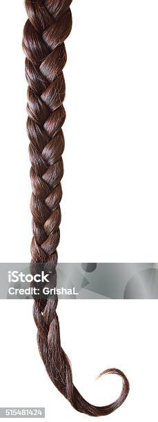 Women Braid Isolated Stock Photo - Download Image Now - Braided Hair, Cut Out, Human Hair