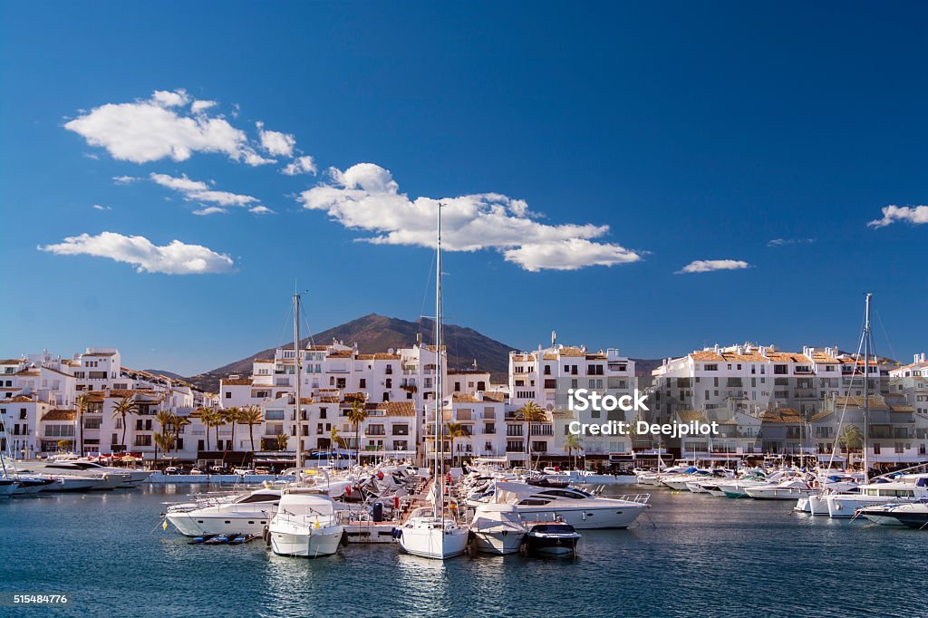 Puerto Banus harbour in Andalusia, Spain Marbella Stock Photo