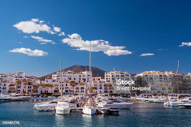 Puerto Banus Harbour In Andalusia Spain Stock Photo - Download Image Now - Marbella, Spain, Málaga Province