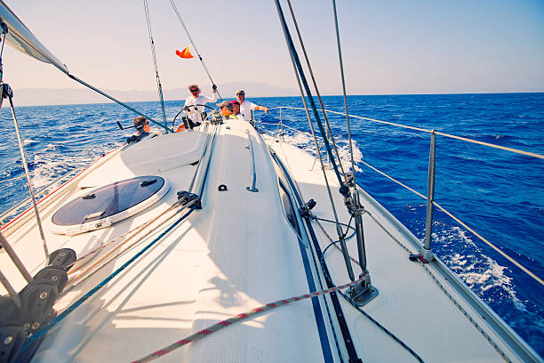 Sailing stock photo