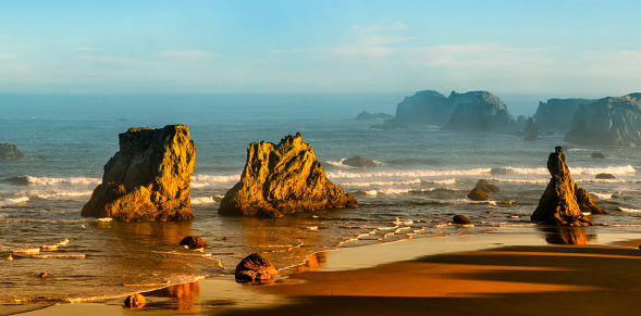 Oregon coast at Bandon is one of the most beautiful areas in Oregon.