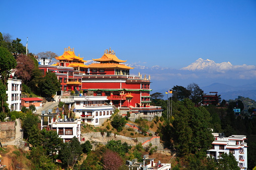 The Thrangu Tashi Yangtse Moastery in NepalThe Thrangu Tashi Yangtse Moastery in Nepal