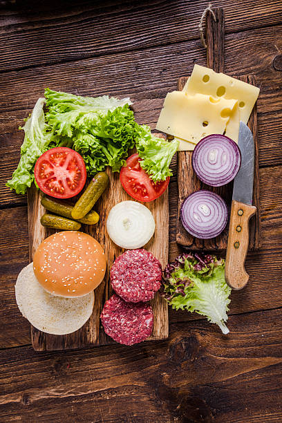 istock Homemade burgers ingredients 515517418