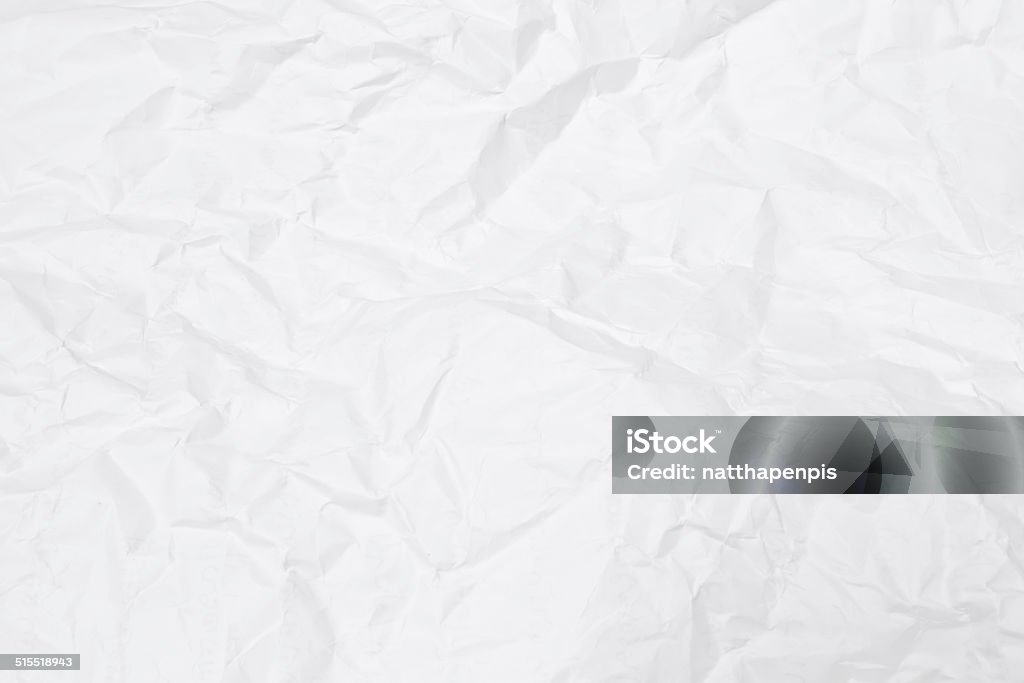 crumpled paper White Paper Report Stock Photo