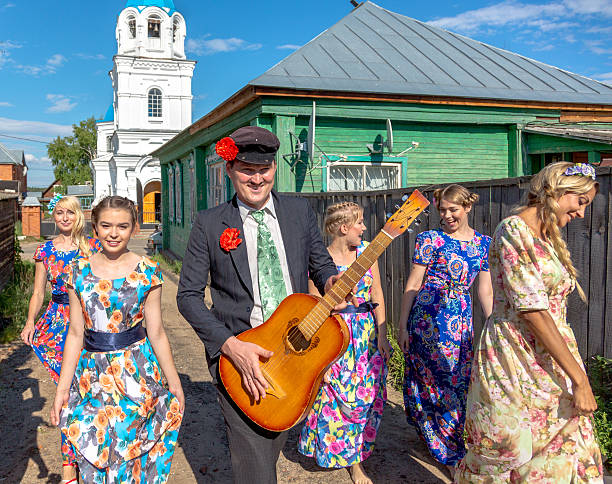 istock Funny village festival 515520817