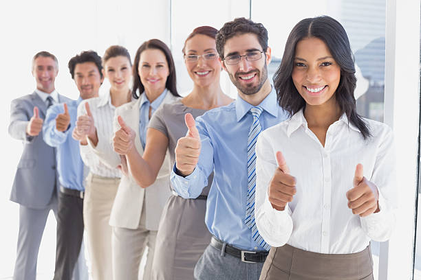 istock Business team giving thumbs up 515521607