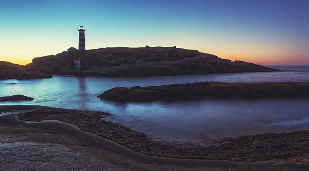 sambro wyspa dawn - horizon over water nature blurred motion maritime provinces zdjęcia i obrazy z banku zdjęć