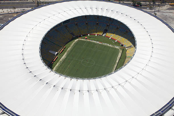 maracana stadion - stadium brazil maracana stadium rio de janeiro zdjęcia i obrazy z banku zdjęć