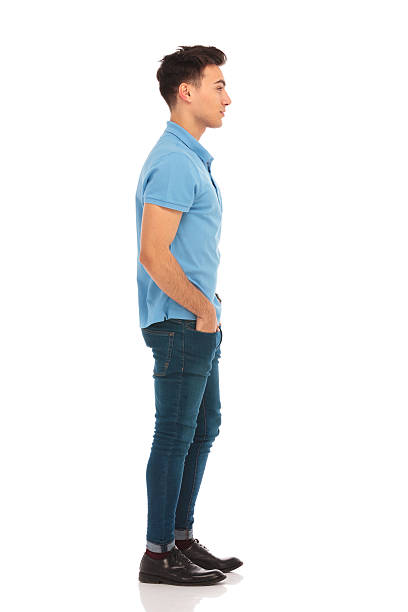 istock man in blue shirt looking ahead 515525750