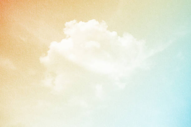 istock fantastic soft cloud and sky with grunge paper texture 515526066